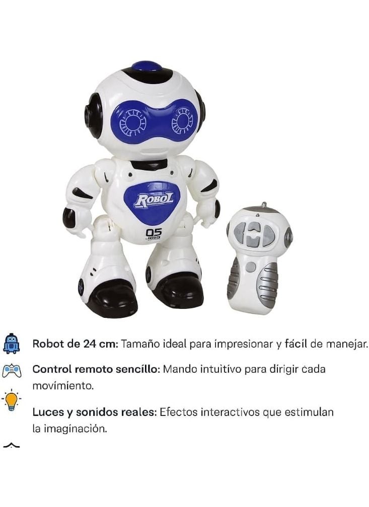 Premium Dancing Robot Toy with Remote Control and Gesture Sensor, Light & Music Interactive Robot - Image 3